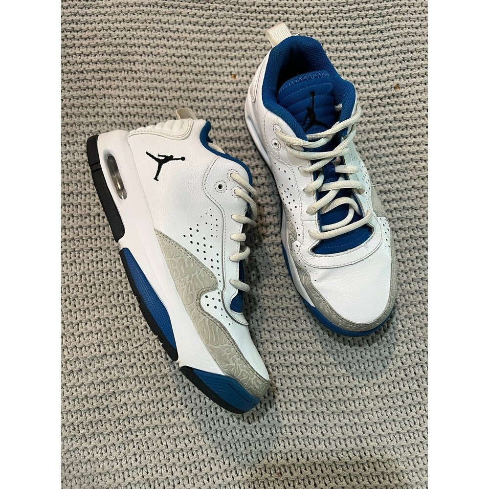 Nike Air Jordan Retro 3 White Blue Sz 6.5Y 2012 487001-106